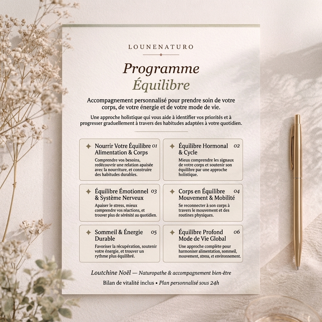 Les Programmes Équilibre LouneNaturo